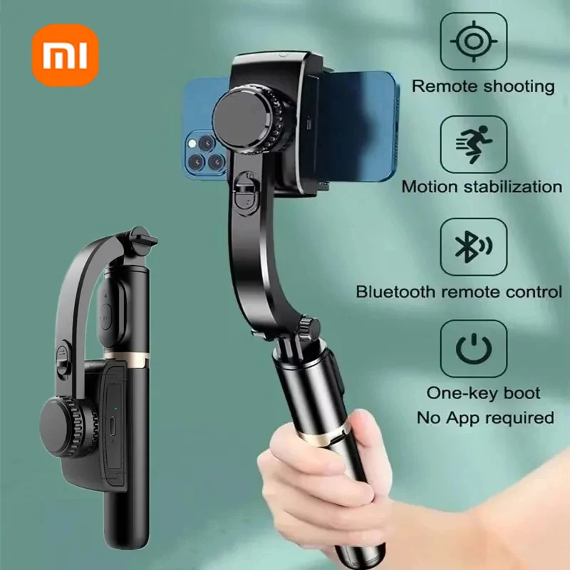 Xiaomi Selfie Stick 1m مع بلوتوث لاسلكي LED ملء الضوء ترايبود ممتد مع مصراع التحكم عن بعد للهاتف المحمول Android IOS