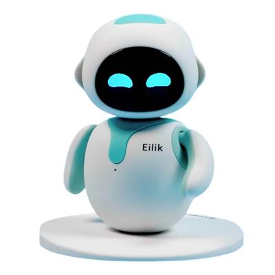 الأصلي Eilik الذكية روبوت الأتمتة الإلكترونية Ai روبوت التفاعل العاطفي الصوتية وضع متعدد لطيف الأزرق والوردي هدية