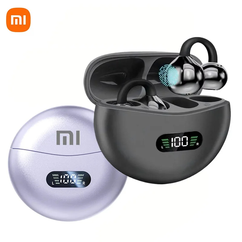 الأصل Xiaomi سماعات توصيل العظام بلوتوث 5.4 سماعات الأذن كليب على الأذن سماعات مريحة الرياضة شاشة ديجيتال سماعات